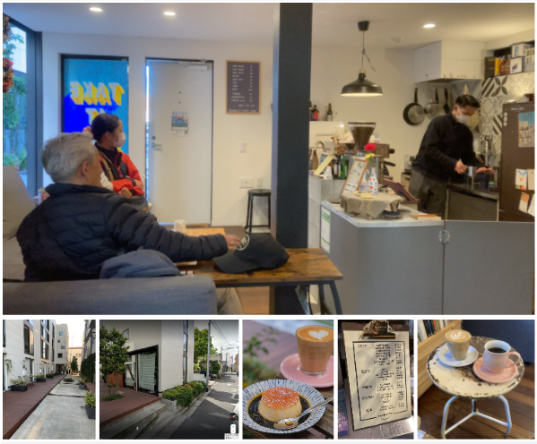 Field observation at a coffee shop founded by a British-Japanese couple
